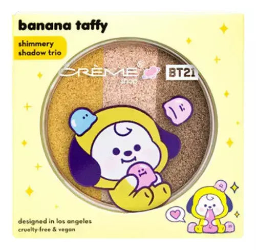 The Crème Shop x BT21 Shimmery/Matte Shadow Trio