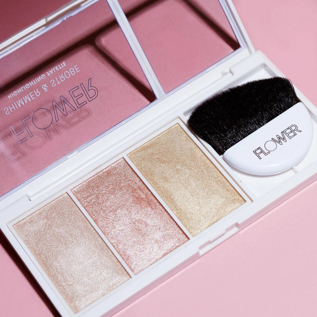 Flower Beauty Shimmer & Strobe Highlighting Palette