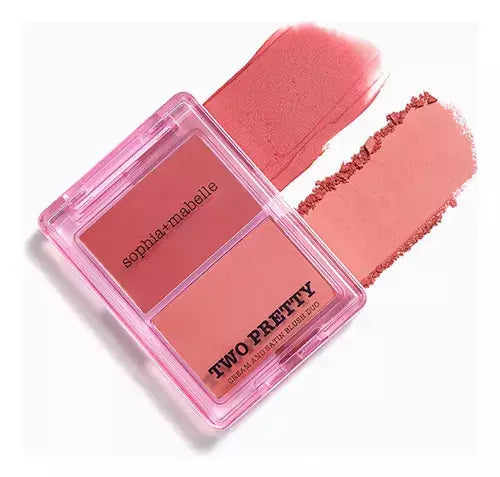 Two Pretty Cream and Satin Blush Duo